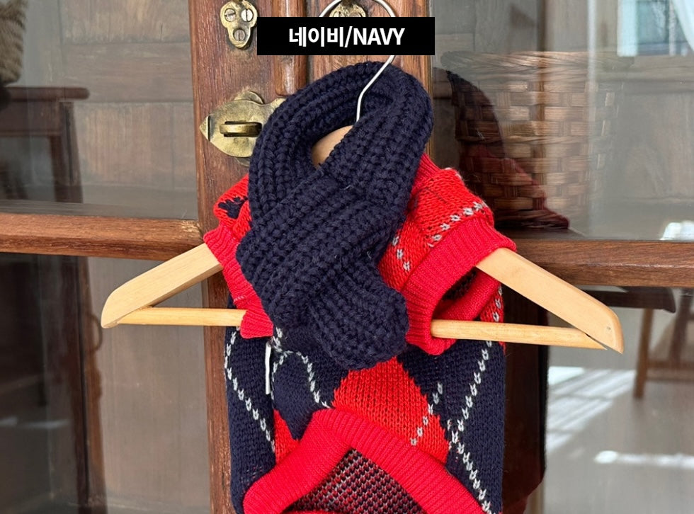Handmade Knit Muffler (10 colors)
