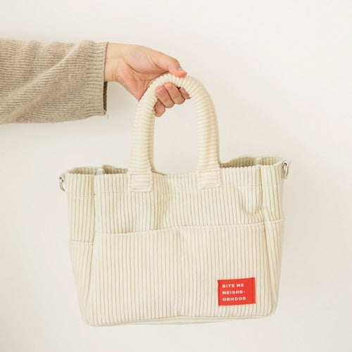 All day corduroy Dog Walking Bag (4 colors)