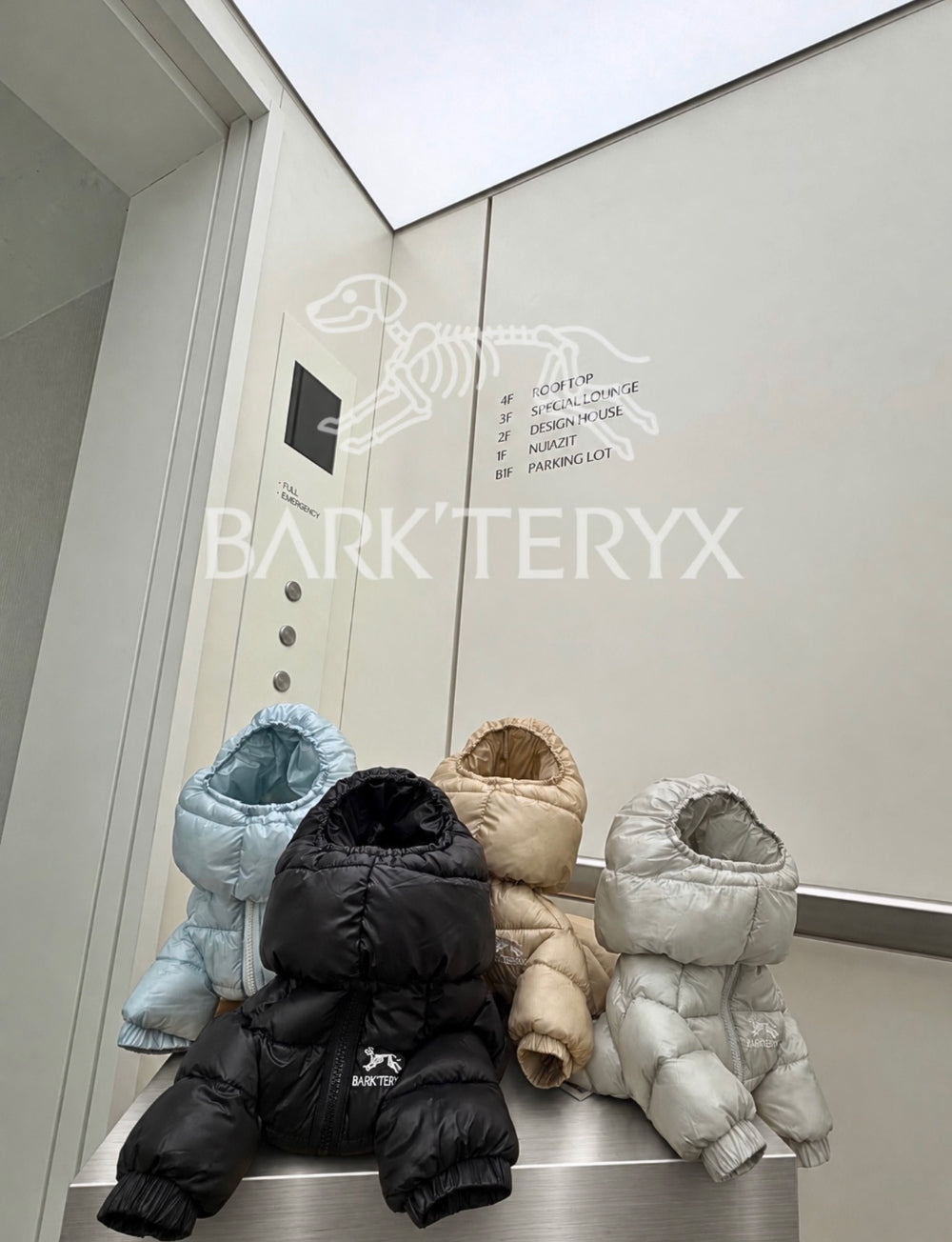 Bark'teryx Lightweight Puffer Jacket (4 colors)