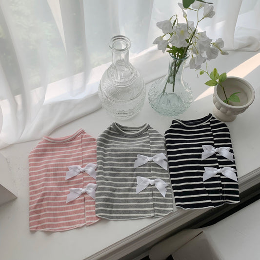 Ribbon Striped Tee (3 colors)