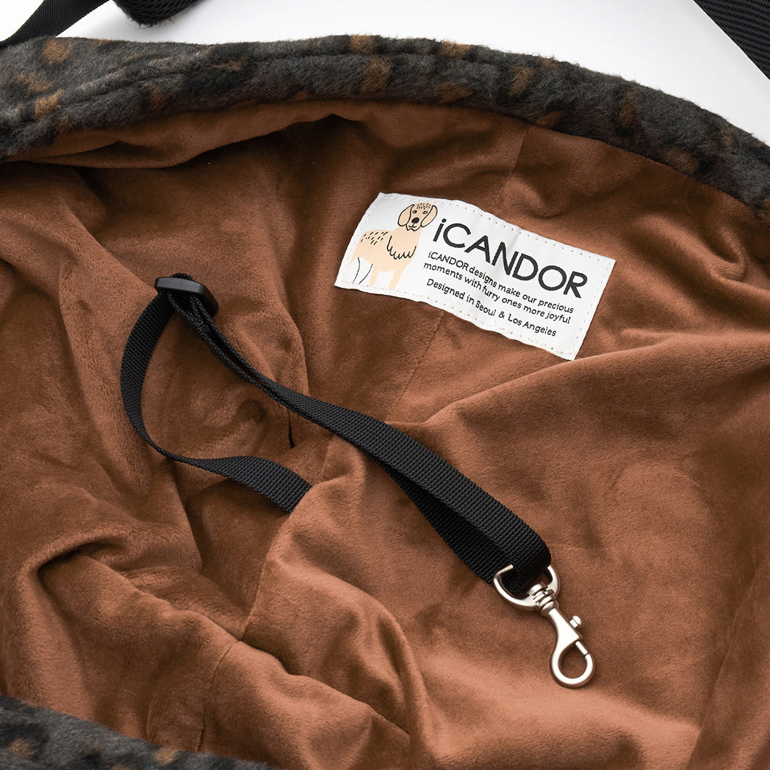 Dumpling Sling Bag Leopard