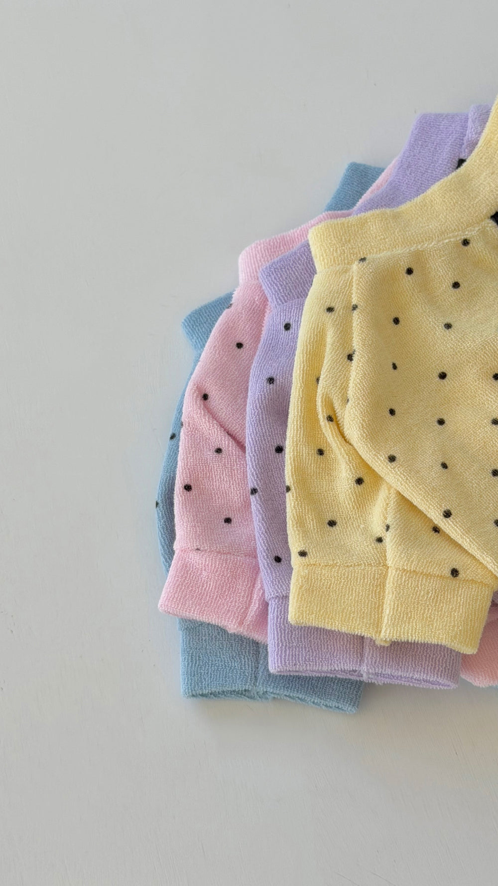 Terry Dot Sweatshirt (4 colors)