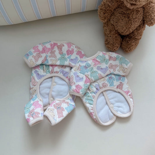 Teddy Bear Padded Vest & Onesie