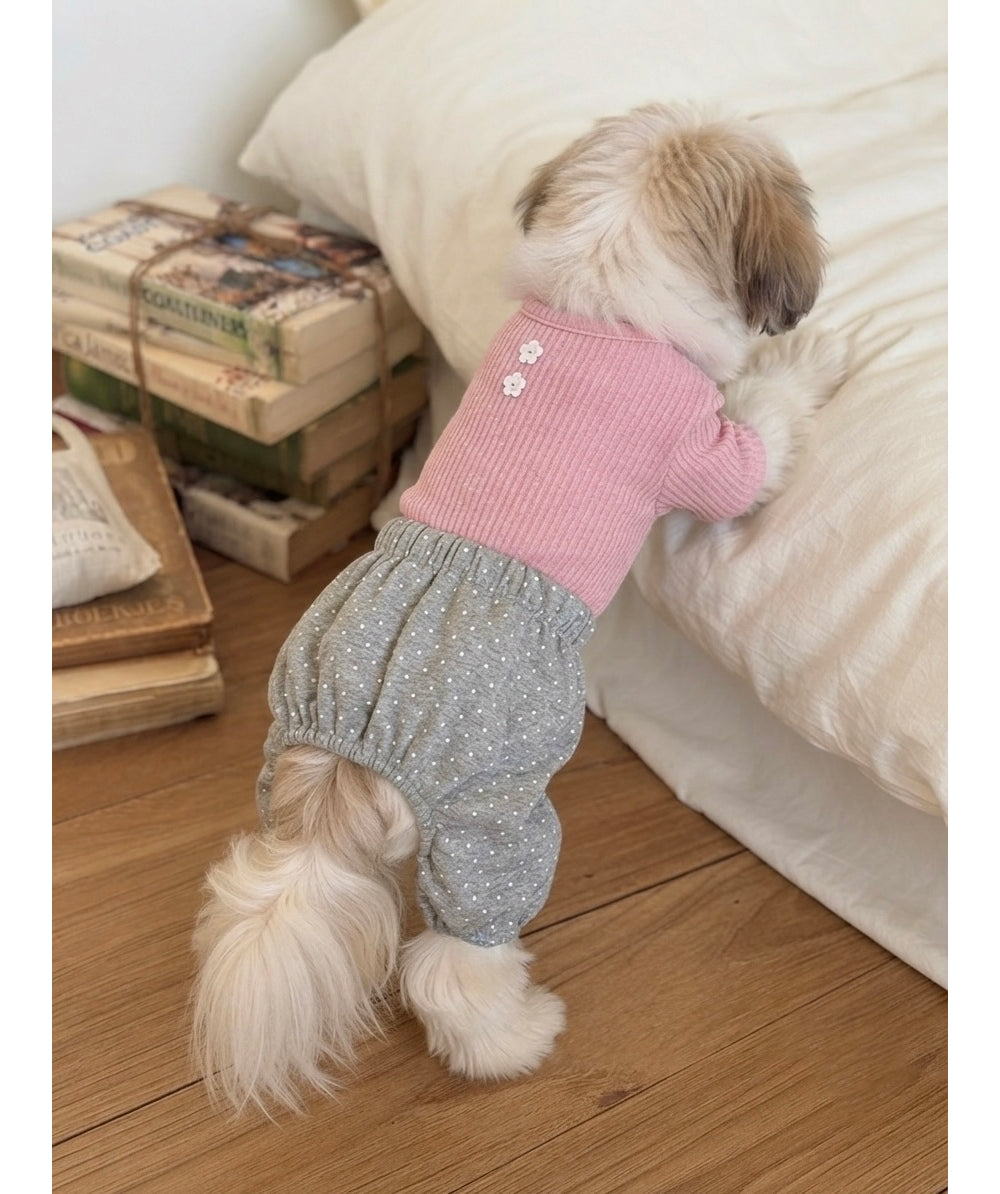 Bebe Polka Dog Onesie (3 colors)
