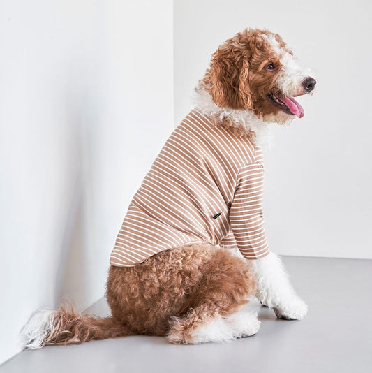 Big Stripe T-shirt (Beige)