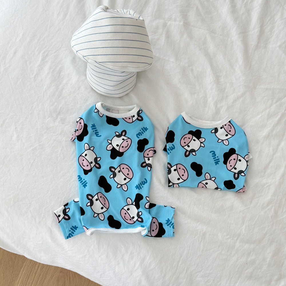 Milk Cow Long Sleeve Tee & Onesie