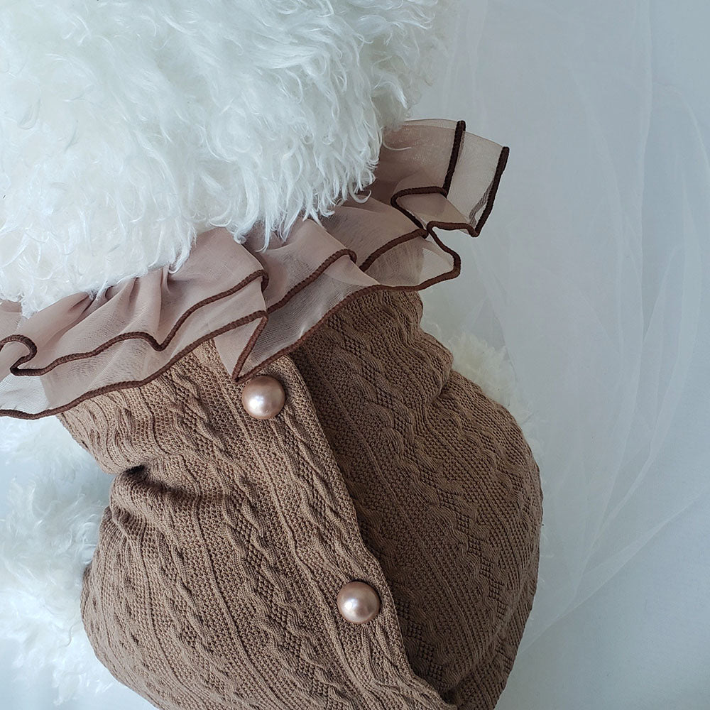 Lace Cape Knit Tee (2 colors)