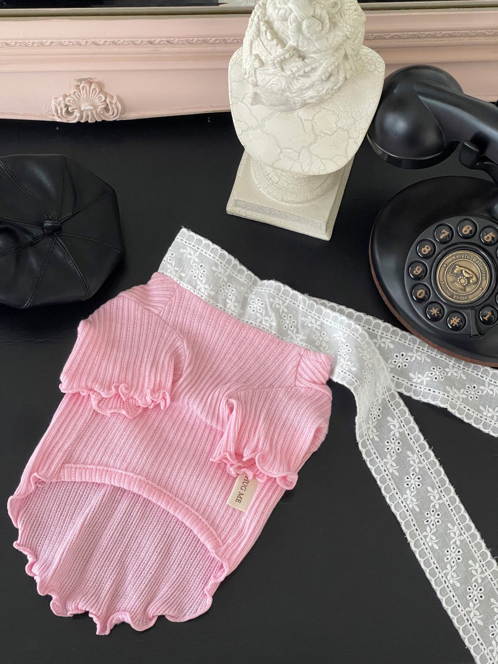Ribbon Scarf Tee (3 colors)
