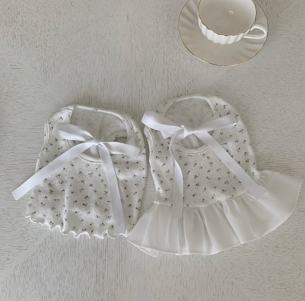 Flower Ballet Ribbon Dress/Tee