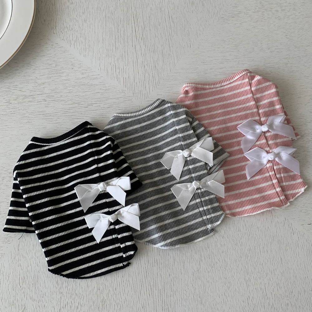Ribbon Striped Tee (3 colors)