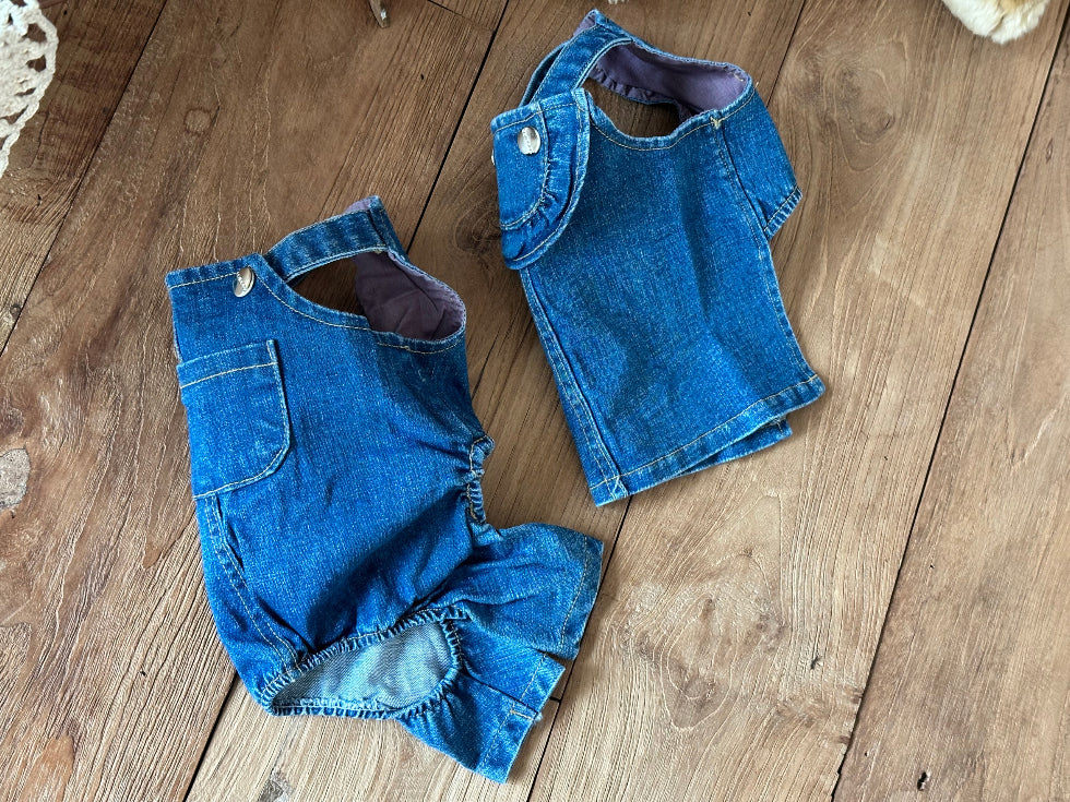 Washed Denim Onesie & Dress