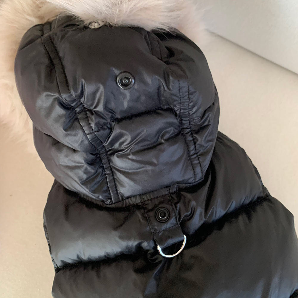 Faux Fur Hooded Puffer Vest (3 colors)