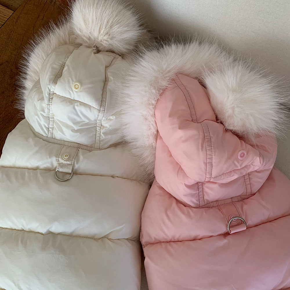 Faux Fur Hooded Puffer Vest (3 colors)