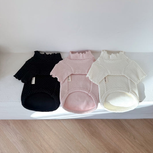 Dot Turtleneck T-Shirt (3 colors)