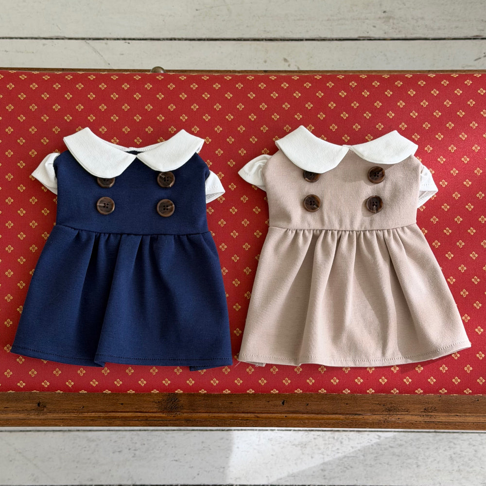 Trench School Dress (2 colors)