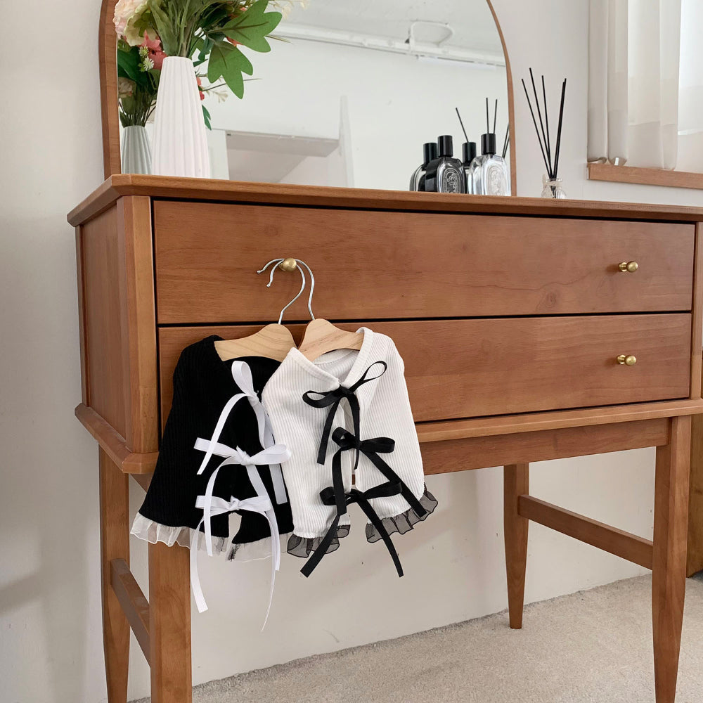 Ballet Ribbon Sleeveless Tee (2 colors)