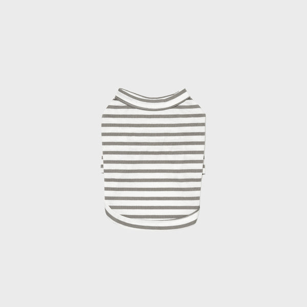 Striped Tee Gray