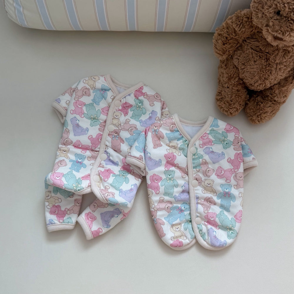Teddy Bear Padded Vest & Onesie