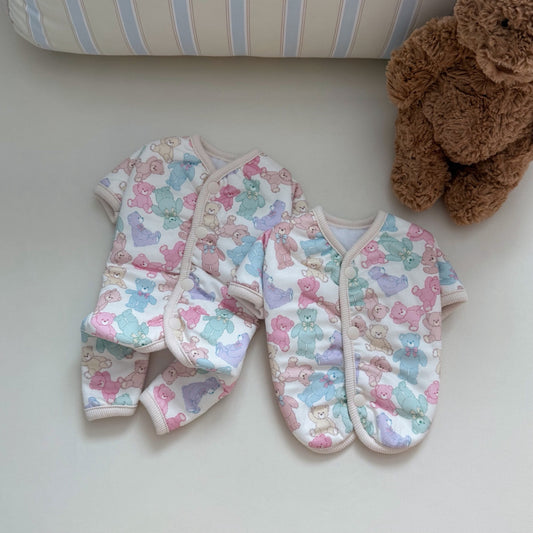 Teddy Bear Padded Vest & Onesie