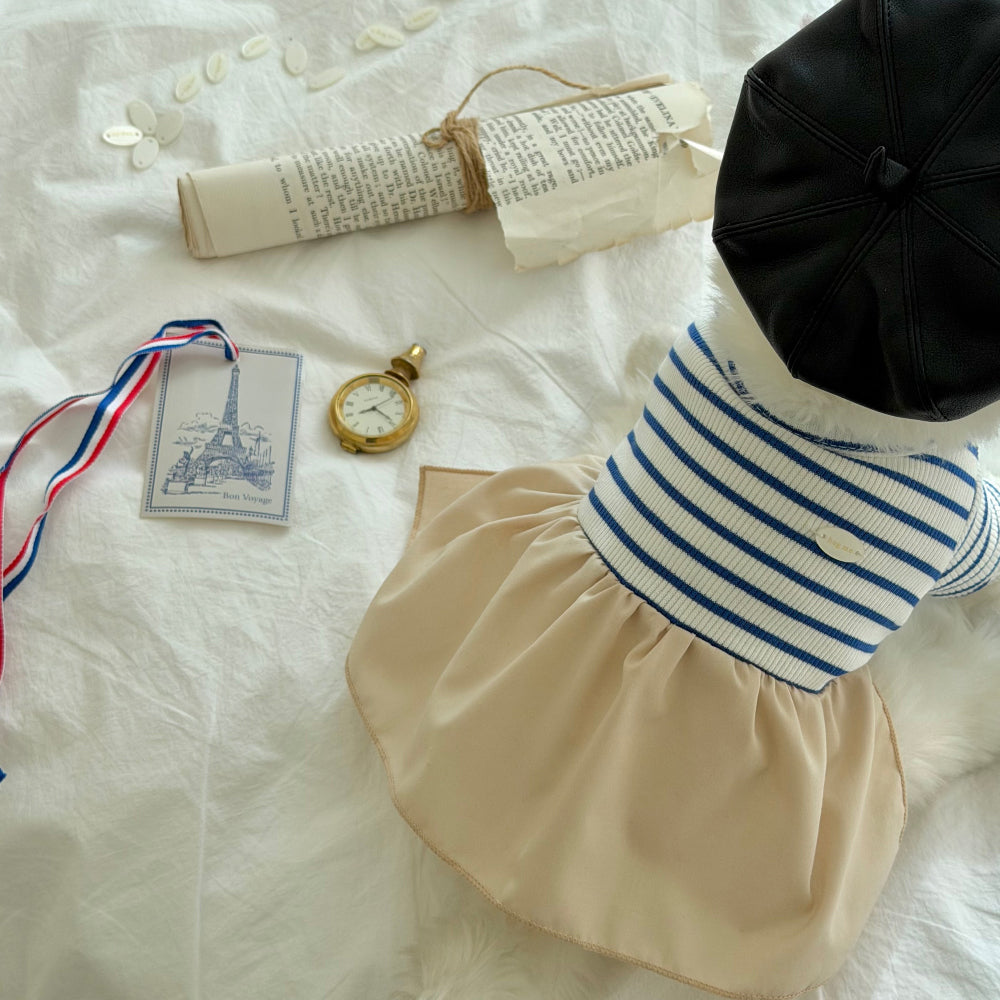 Marine French Dress (2 colors)