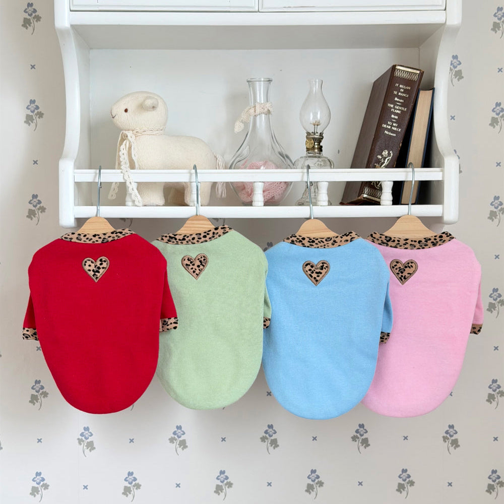 Leopard Heart Top (4 colors)