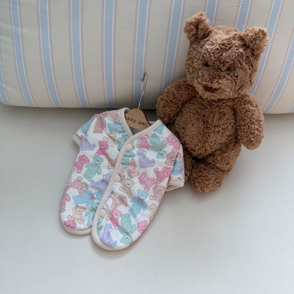 Teddy Bear Padded Vest & Onesie
