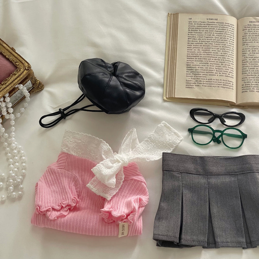 Ribbon Scarf Tee (3 colors)