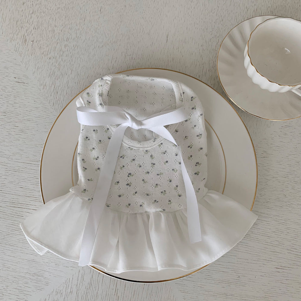 Flower Ballet Ribbon Dress/Tee