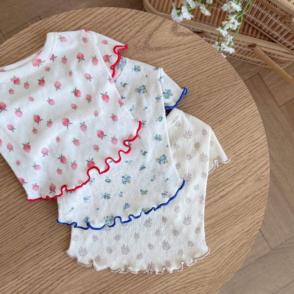 Eyelet Tee (3 colors)