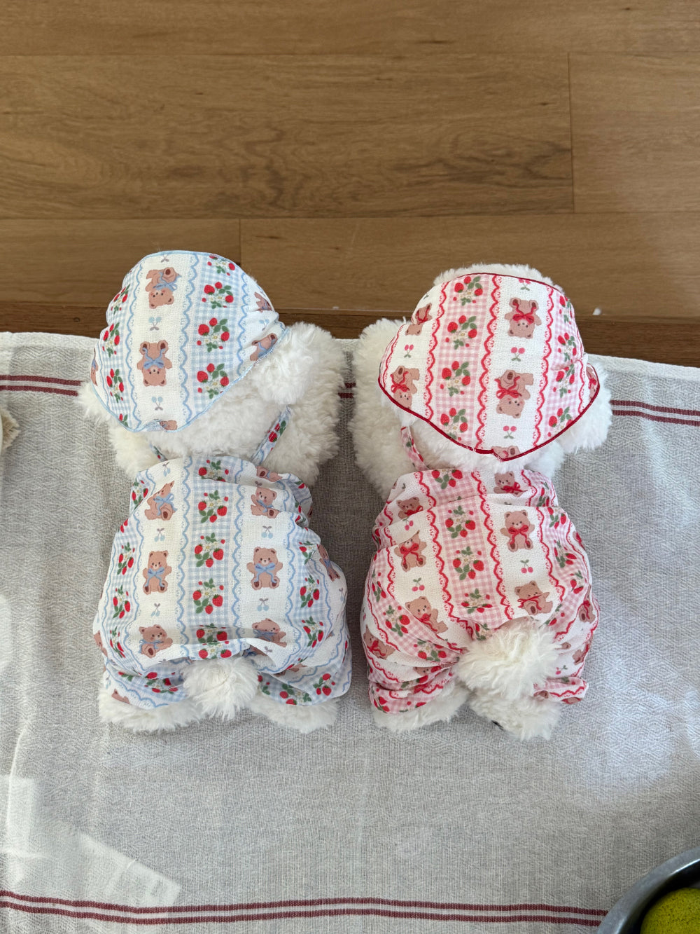 Cherry Bear Bloomers Onesie (2 colors)