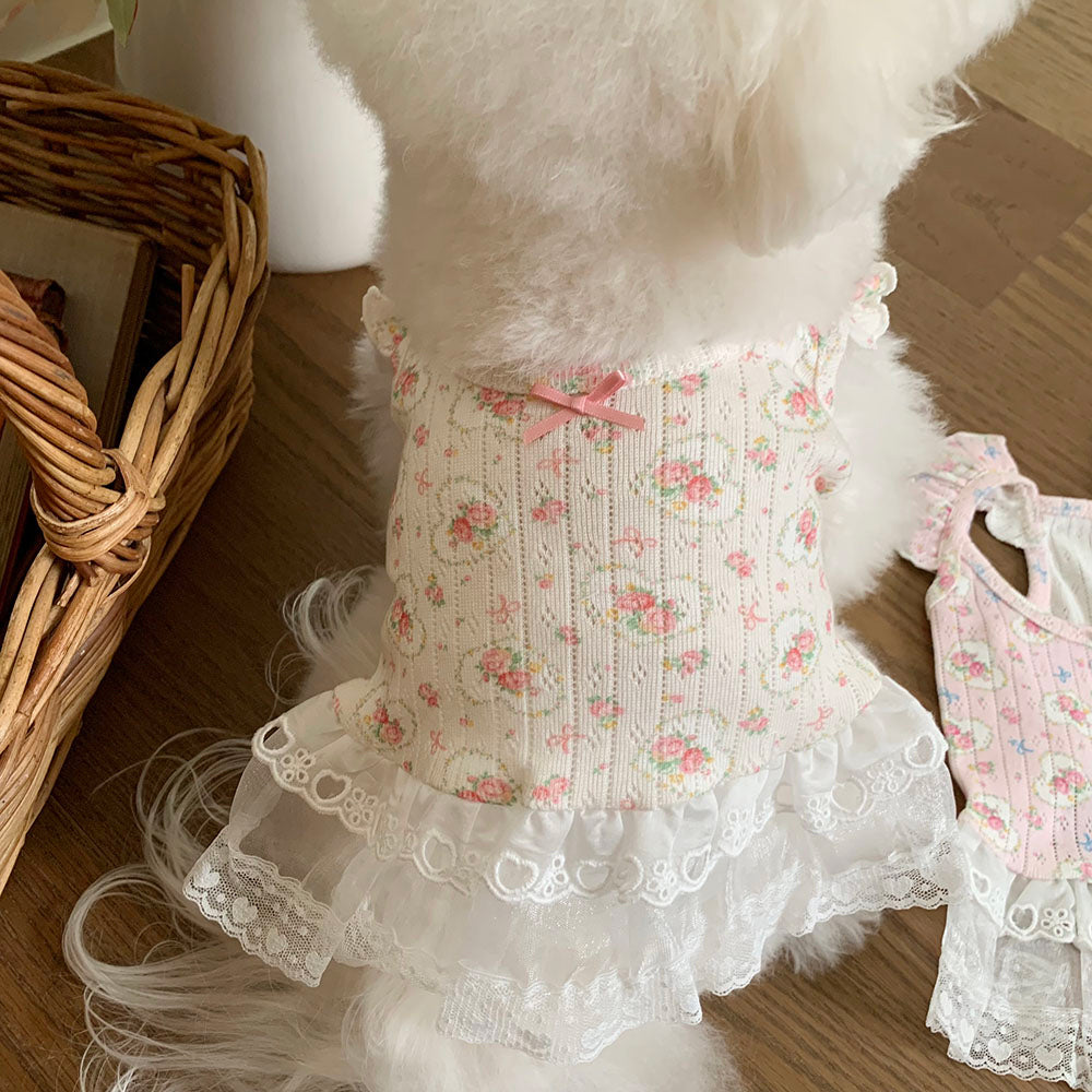 Fairy Petal Frill Dress (3 colors)