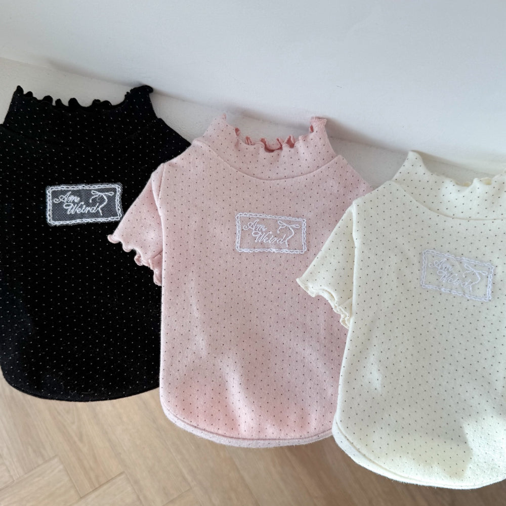 Dot Turtleneck T-Shirt (3 colors)