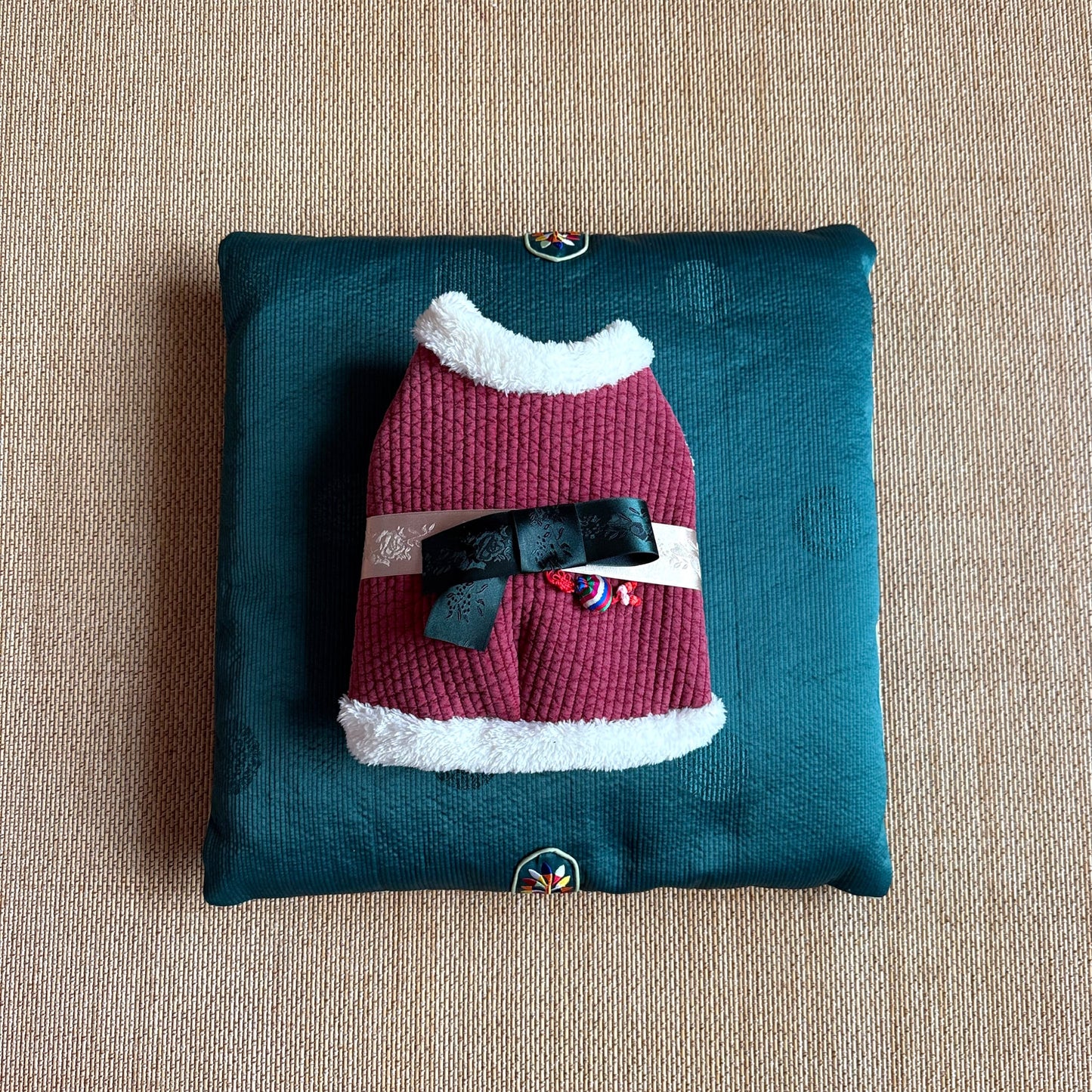 Pigment Cotton Quilted Hanbok Vest (5 colors)