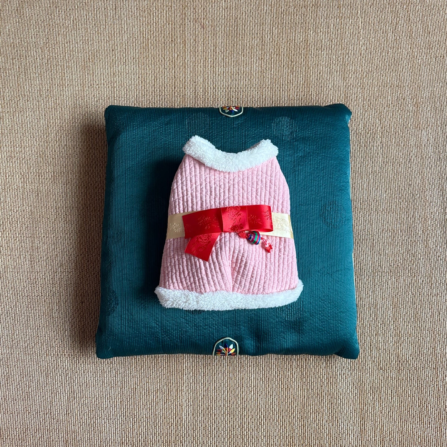 Pigment Cotton Quilted Hanbok Vest (5 colors)