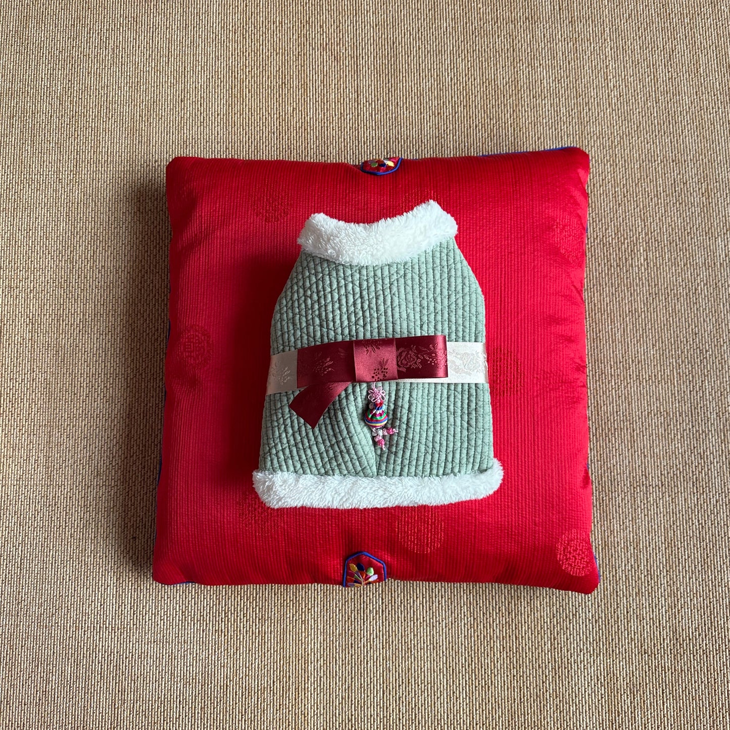 Pigment Cotton Quilted Hanbok Vest (5 colors)