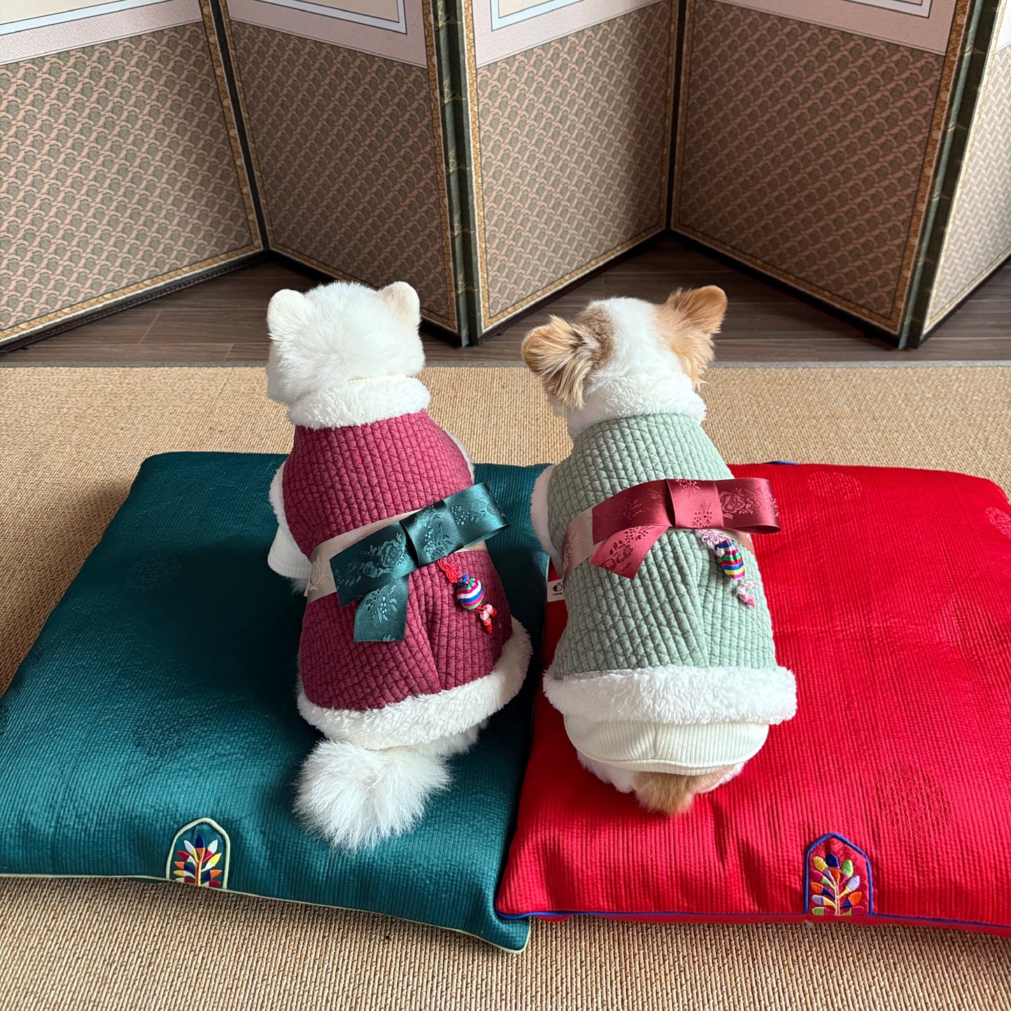 Pigment Cotton Quilted Hanbok Vest (5 colors)