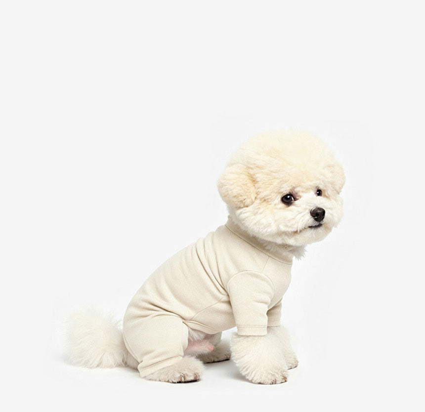Plain Dog Onesie Ivory
