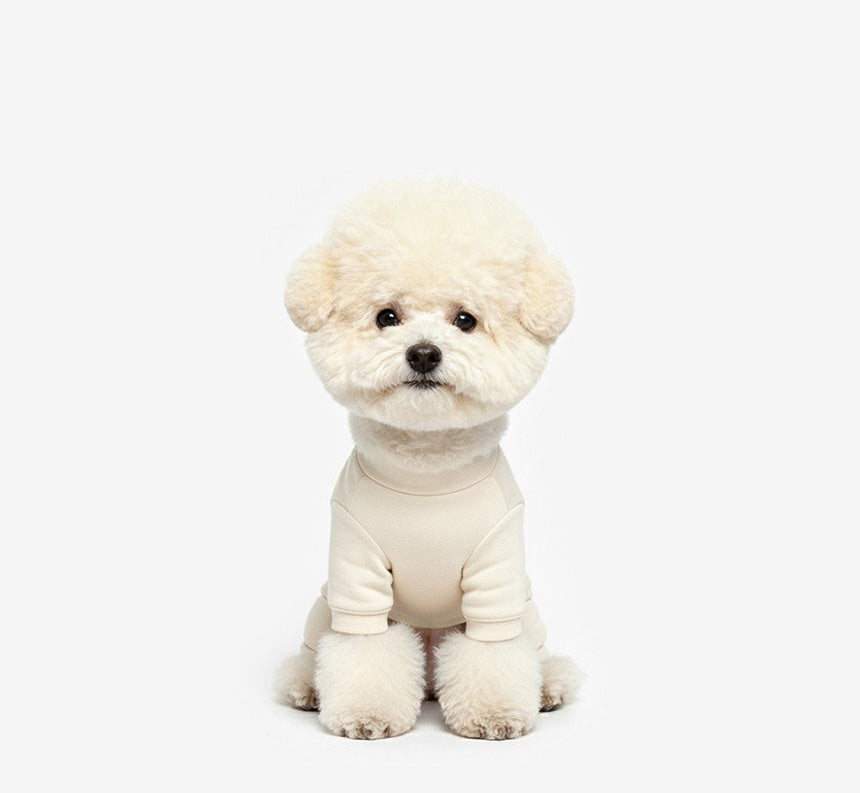 Plain Dog Onesie Ivory
