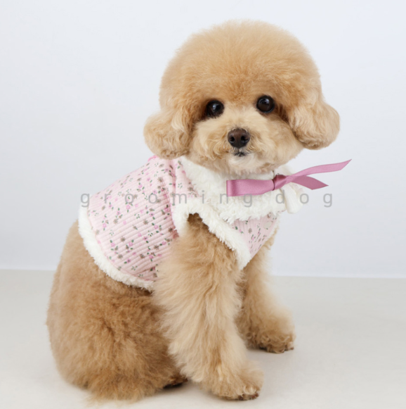 Reversible Floral Fur Hanbok Cap (2 colors)