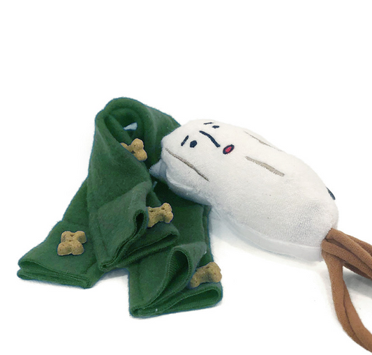 Green Onion Nosework Toy