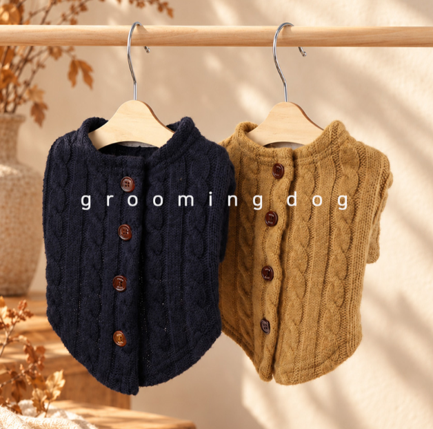 Classic Cable Knit Cardigan (2 colors)