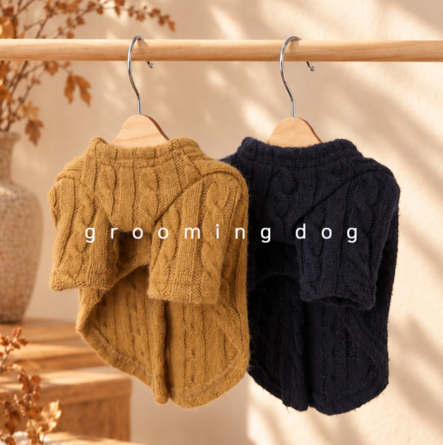 Classic Cable Knit Cardigan (2 colors)