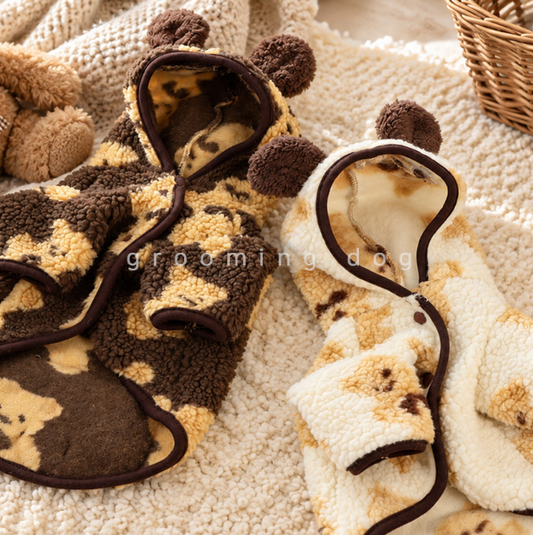 Boucle Bear Hood Jacket (2 colors)