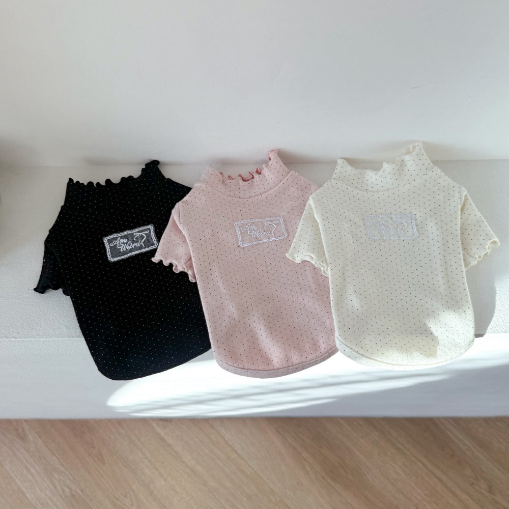 Dot Turtleneck T-Shirt (3 colors)