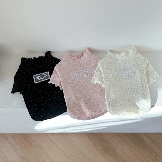 Dot Turtleneck T-Shirt (3 colors)