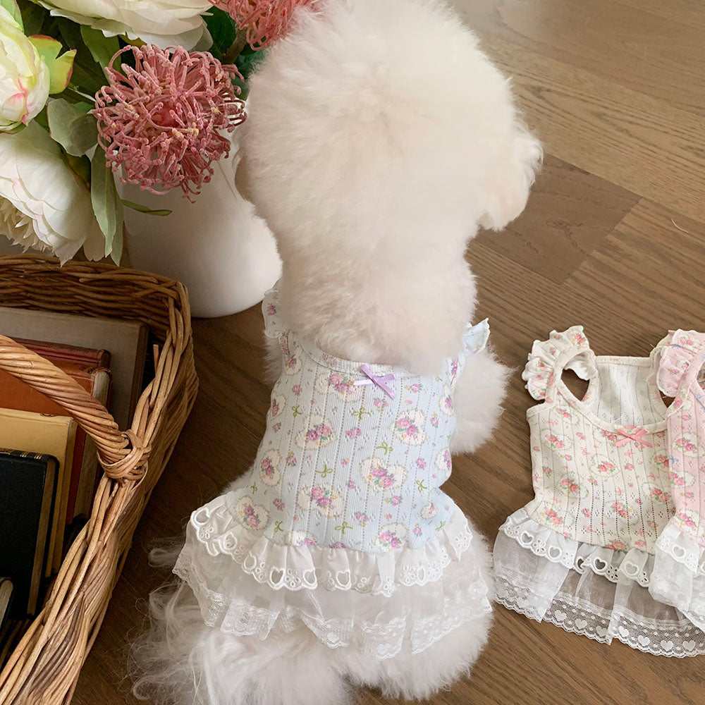 Fairy Petal Frill Dress (3 colors)