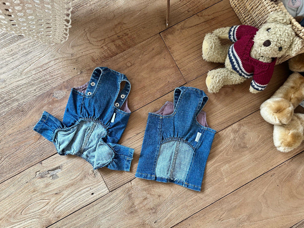 Washed Denim Onesie & Dress
