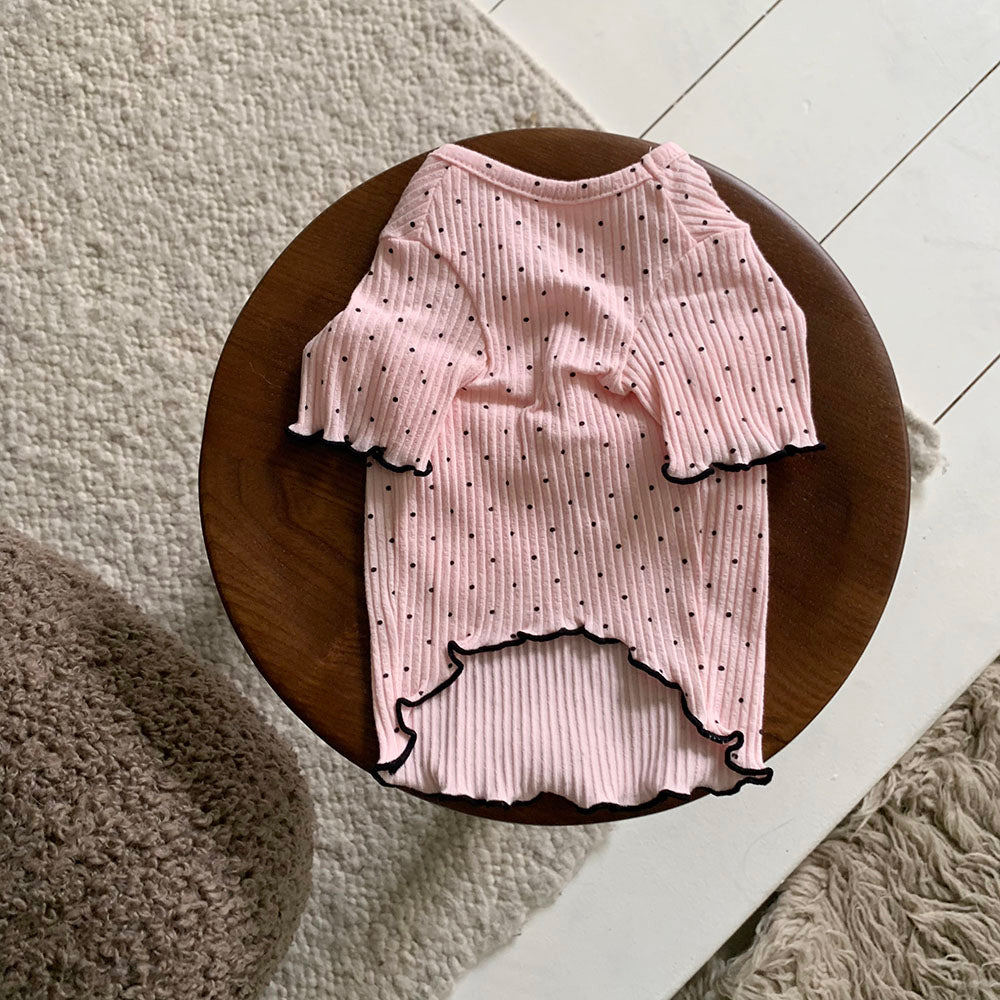 Polka Ribbon Tee (3 colors)