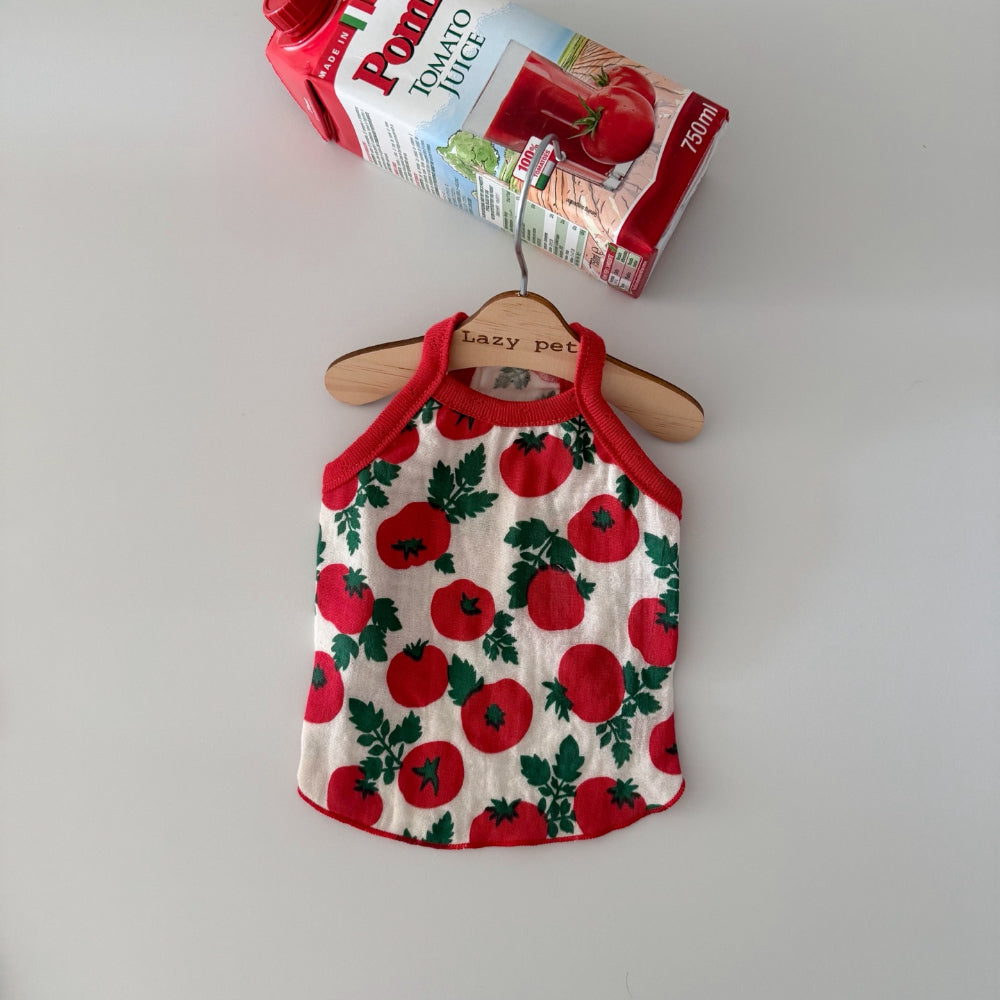 Tomato Sleeveless Top & Onesie