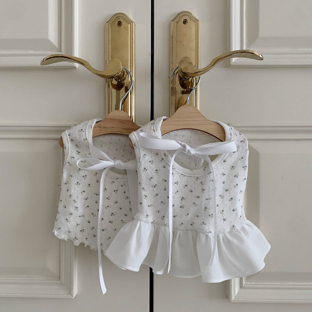Flower Ballet Ribbon Dress/Tee